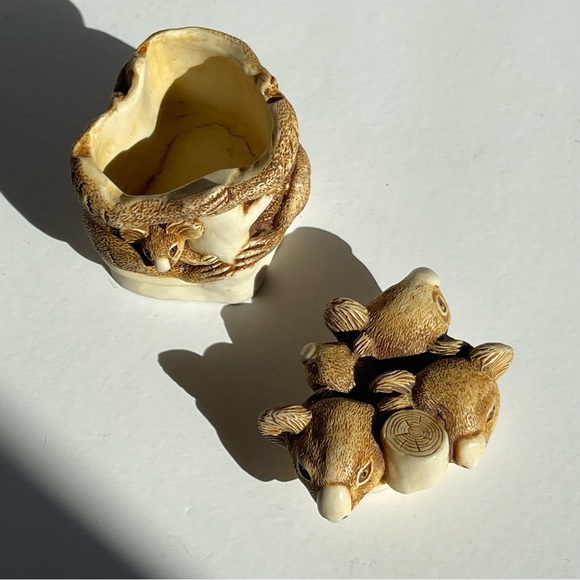 1994, Harmony Kingdom, Trinket Box, Koala Bears, , Vintage Boxes - Picture 8 of 13